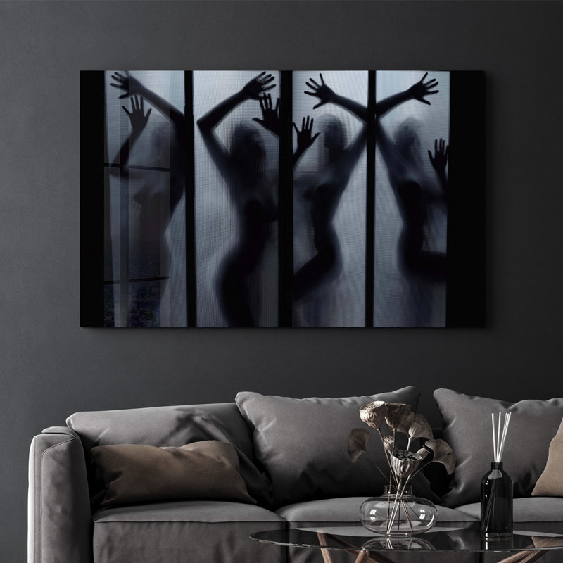 Élégante peinture murale en verre trempé de 13,8 po x 21,7 po | 100% verre trempé, épaisseur: 0,16 pouce | Imprimé UV pour des couleurs éclatantes | Parfait pour la décoration intérieure, le salon et les espaces de bureau