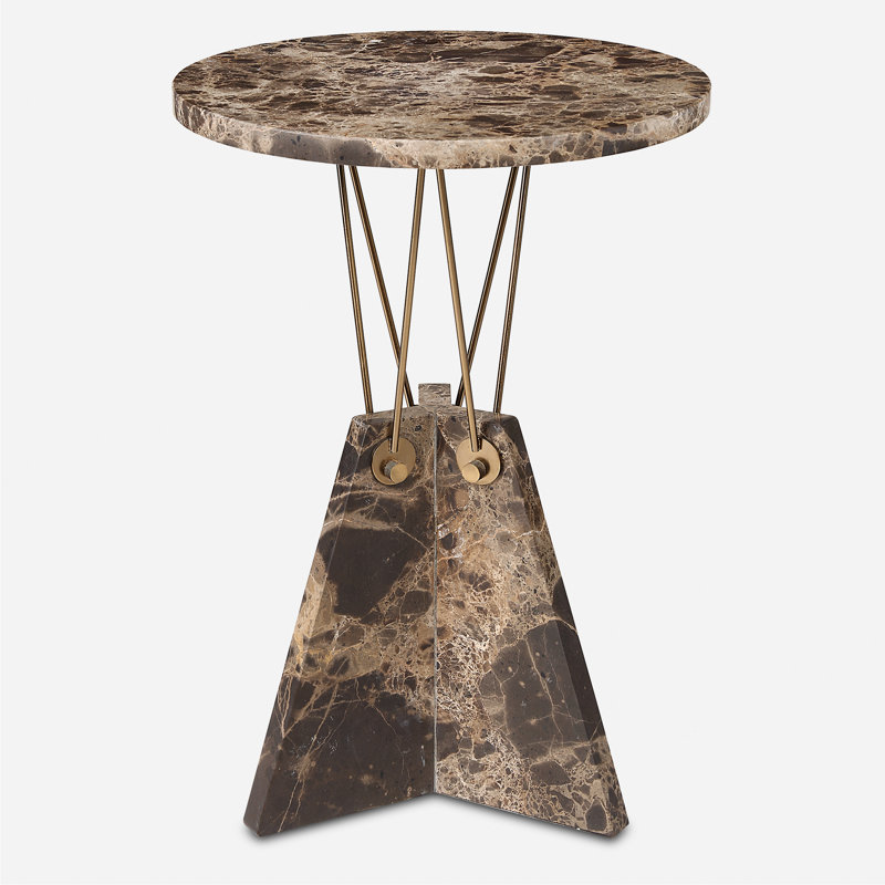 Trevaris Marble Accent Table