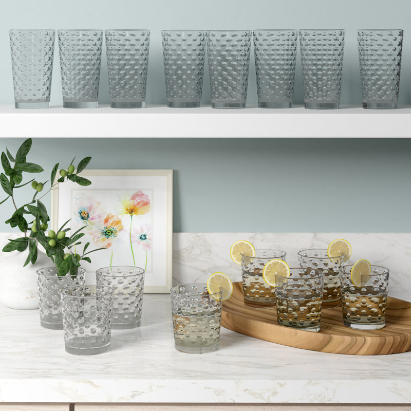 Libbey Awa 16-Piece Tumblers and Rocks Glass Set