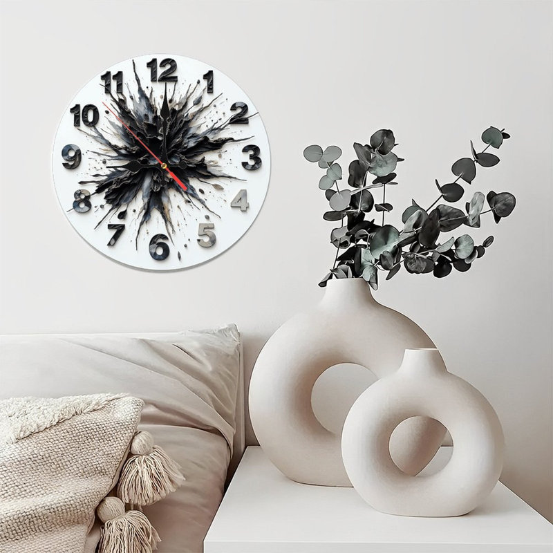 Abstrait horloge murale