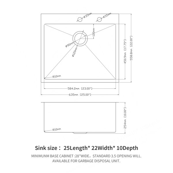 Dimensions du produit