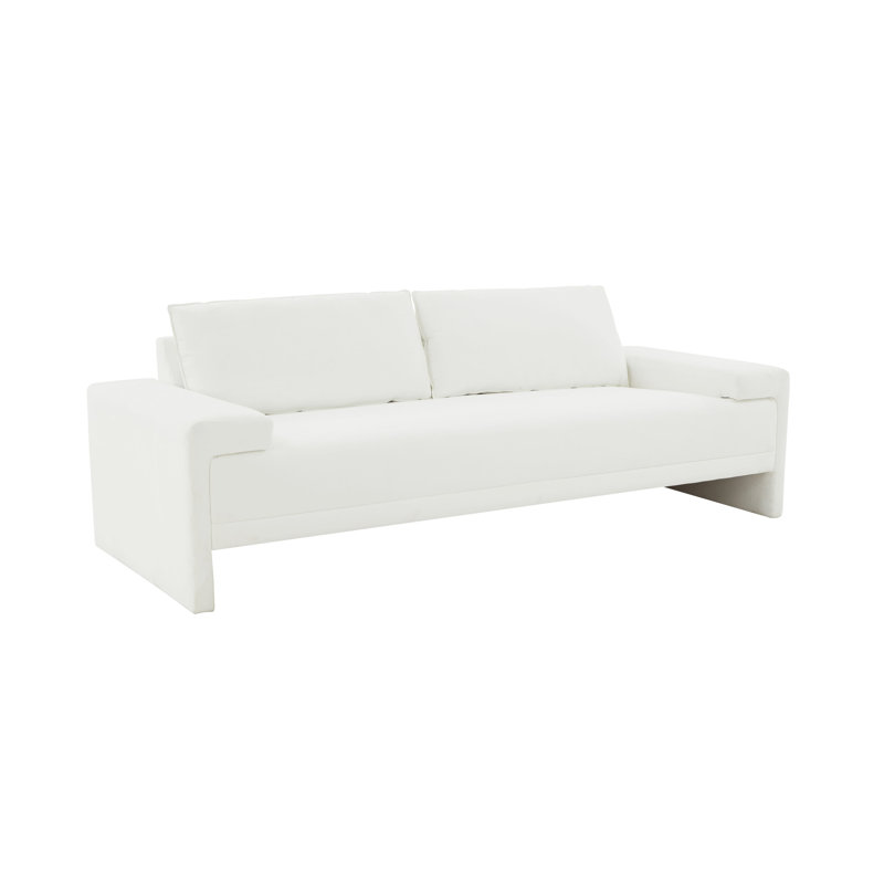 Canapé Iden, Blanc LiveSmart® blanc, H 32,25 po x l 91 po x P 37,1 po