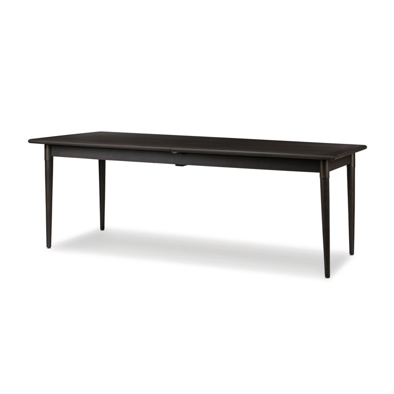 Harper Solid Wood Dining Table, Black