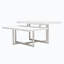 Table basse avec plateau en faux marbre