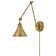 Arti 7.75-in Swing Arm Extendable Single Light Plug-In Sconce with On/Off Switch