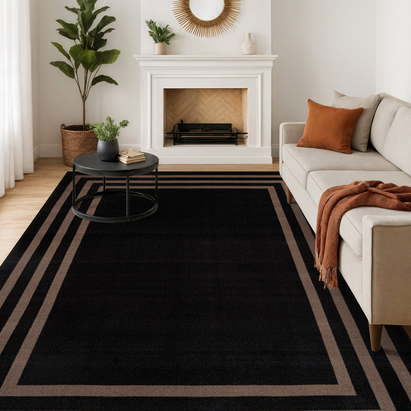 Tapis d'intérieur tissé à la machine Bolky Classic, Mocha, 5'x7'