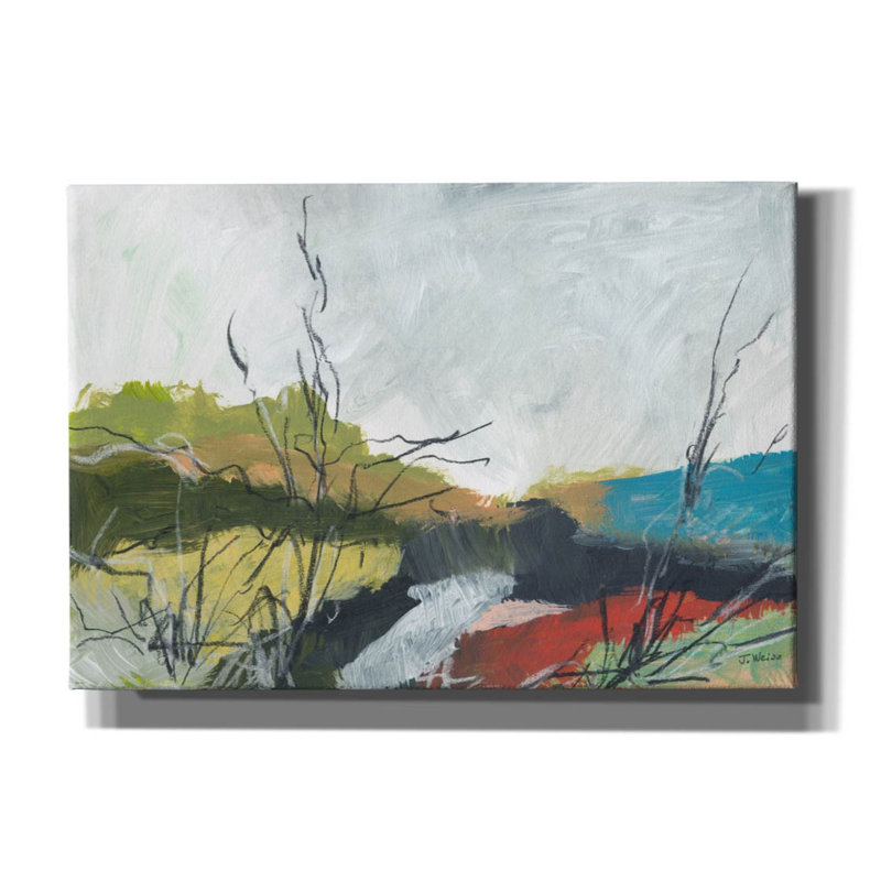 «To The Sea No. 2» par Jan Weiss, art mural sur toile, H 18 po x l 26 po x P 0,75 po