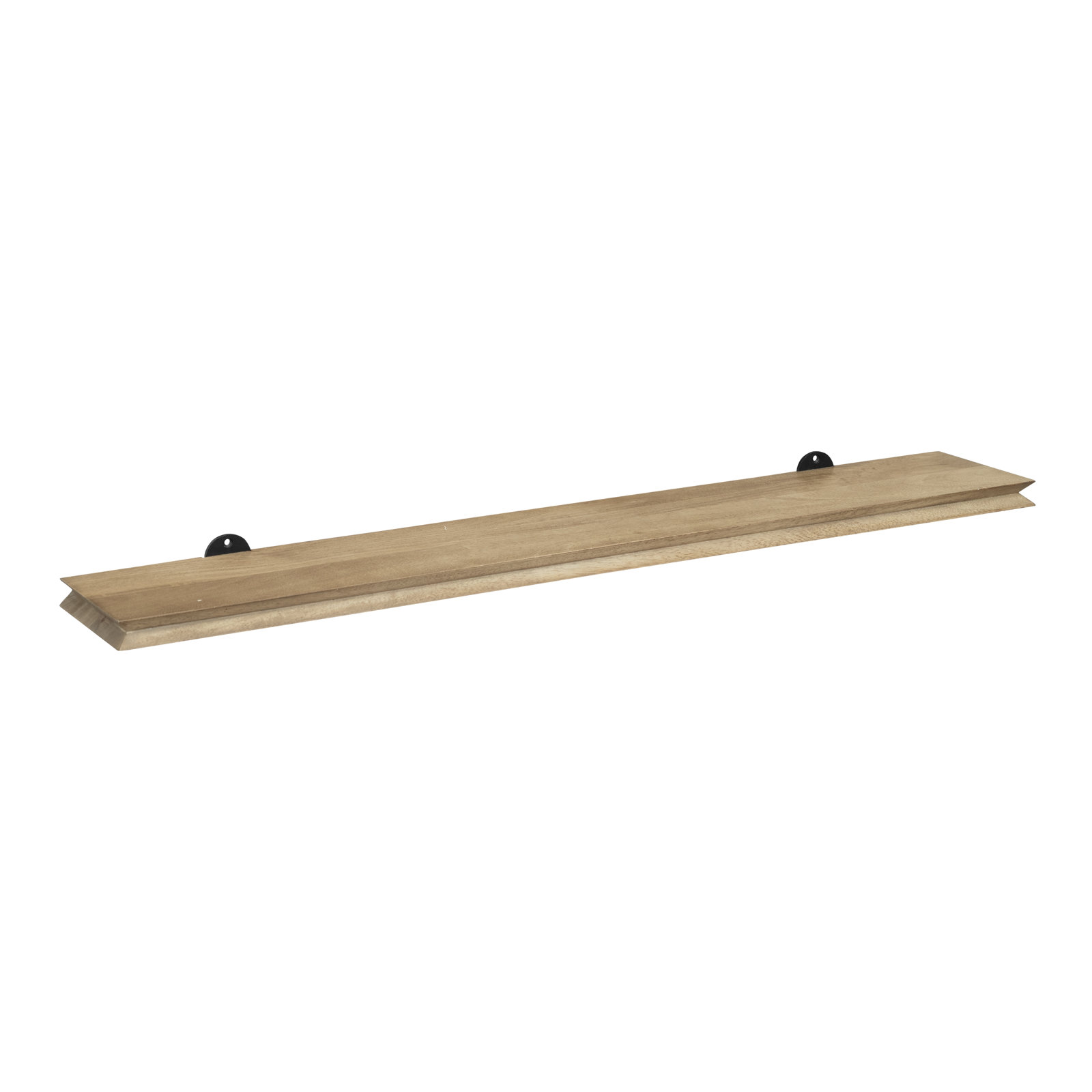 Irie Mango Wood Floating Shelf, 1'' H x 24'' W x 6'' D, Warm Sand