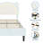 Twin Size Velvet Upholstered Platform Bed Frame with Smart LED Headboard- Adjustable Light & Memory Function, Wood Slat Support, Easy Assembly, Blue-1829007156-1829007158