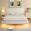 Lit plateforme tapissier Michaelin Boucle-115635325