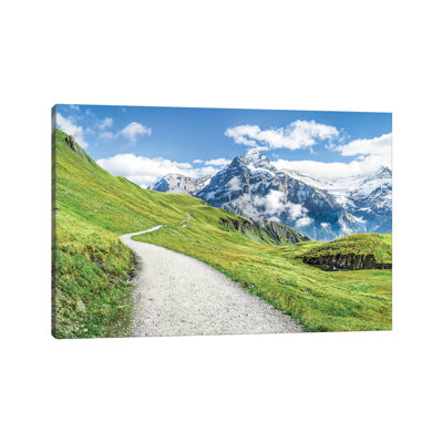 Grindelwald dans les Alpes Suisses par Jan Becke - Toile tendue, estampe numérique sur toile tendue