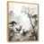 Toile naturelle avec cadre flottant