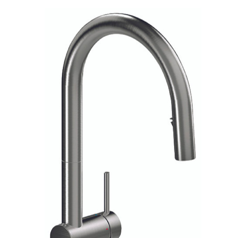 Azure Pull-Out Kitchen Mixer, Stainless Steel