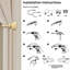 5.5'' Overall Width Curtain Holdback (set Of 2)-115269552