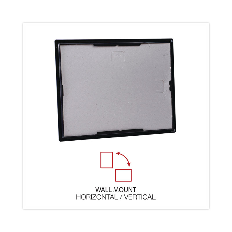 Black Picture Frame - Set of 3 with Mat