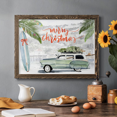 «So Cali Christmas Collection A», peinture sur toile encadrée