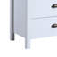 Commode 6 tiroirs avec fonction verrouillable - pré-assemblé avec tiroir coulissant et verrouillable, commodes larges pour la chambre à coucher 6 tiroirs profonds pour organisateur de placard - assemblage facile, blanc classique