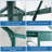 6X8 FT Polycarbonate Greenhouse Raised Base And Anchor Aluminum Heavy Duty  Greenhouses-123283158-123283164