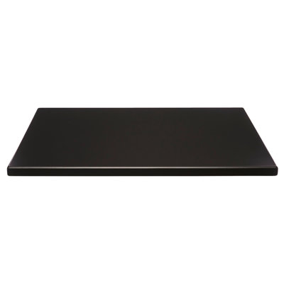 Plateau de table d'extérieur en bois thermolaqué
