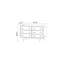 Commode double 6 tiroirs Baus