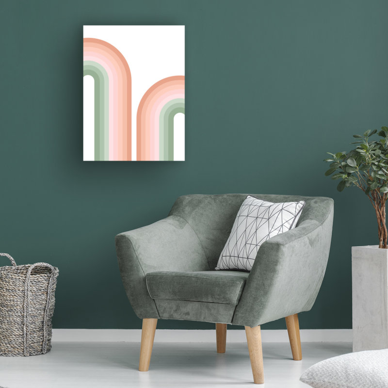 Bolog Elena Ristova Aspectratio Pinkgreen32 Canvas Art, 24" H x 32" W