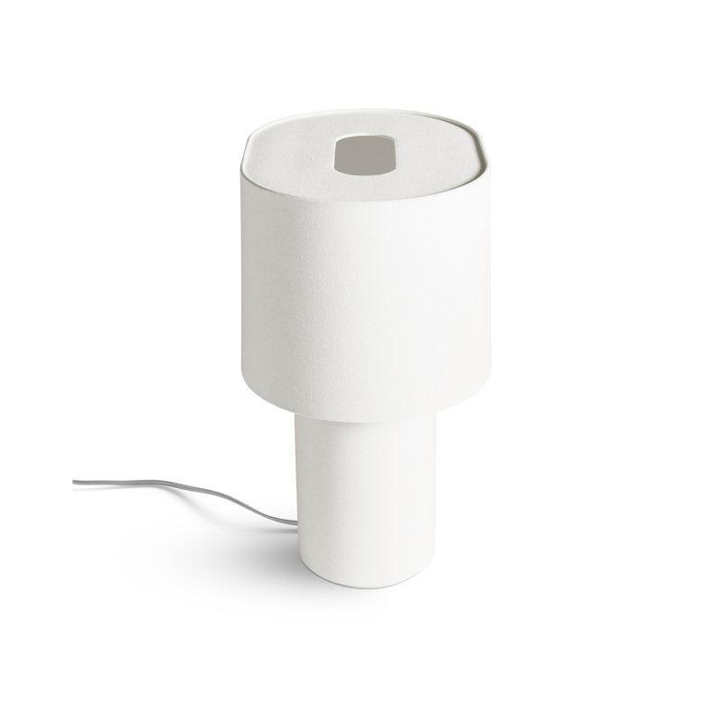 Hilla Table Lamp, 17" H x 14" W x 10" D, Linen