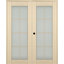Double porte intérieure française à panneaux en verre manufacturé et en verre givré Avon 8 Lite-136386949-136386954-100095314