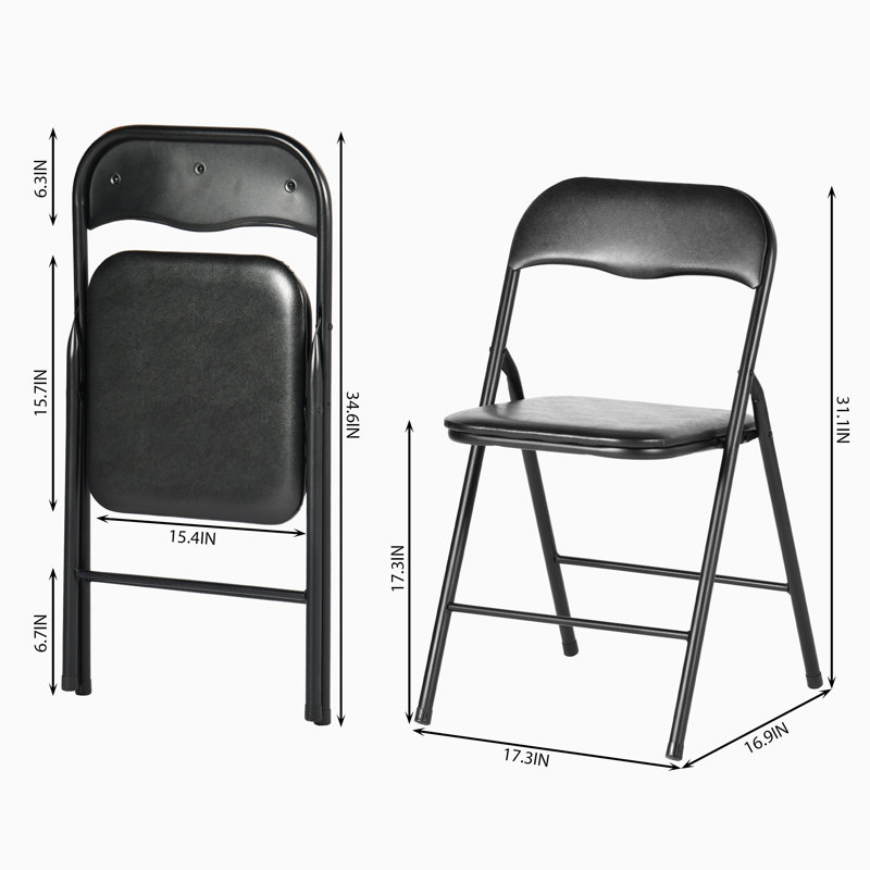 3PCS Folding Table and Chair Set for Home Office and Workshops