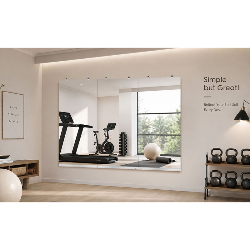 GYM MIROIR 24X48 POUCES - 3 pièces