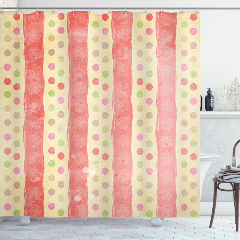 Shower Curtain Set + Hooks, 69" H x 105" W
