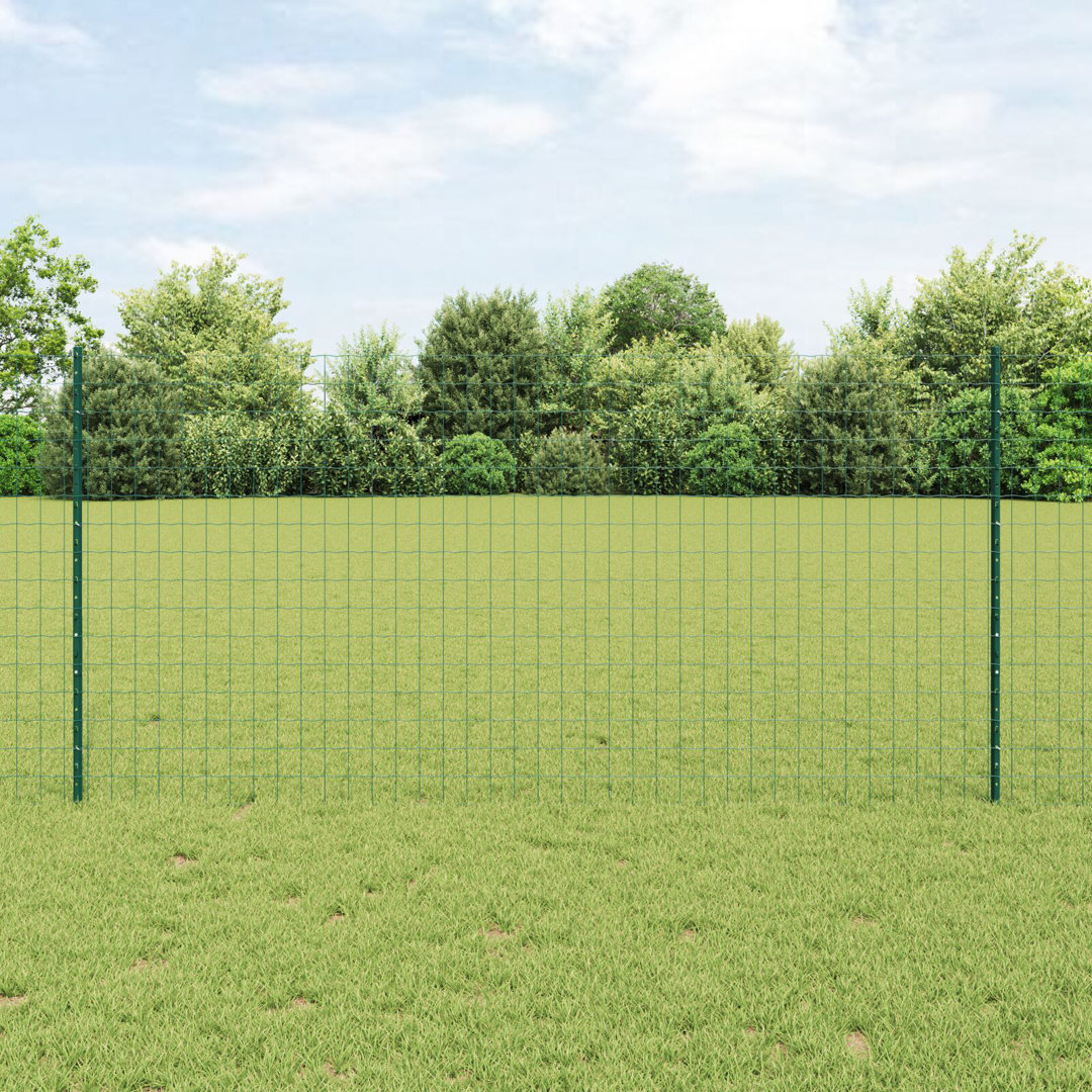 120cm H x 1000cm W Metal Border Fencing