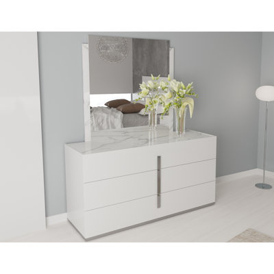 Commode double 6 tiroirs Darryl
