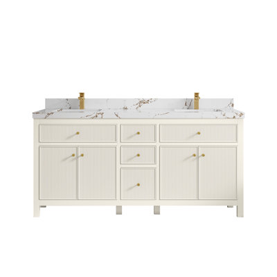 Ensemble de meuble-lavabo double 72 po Sonoma