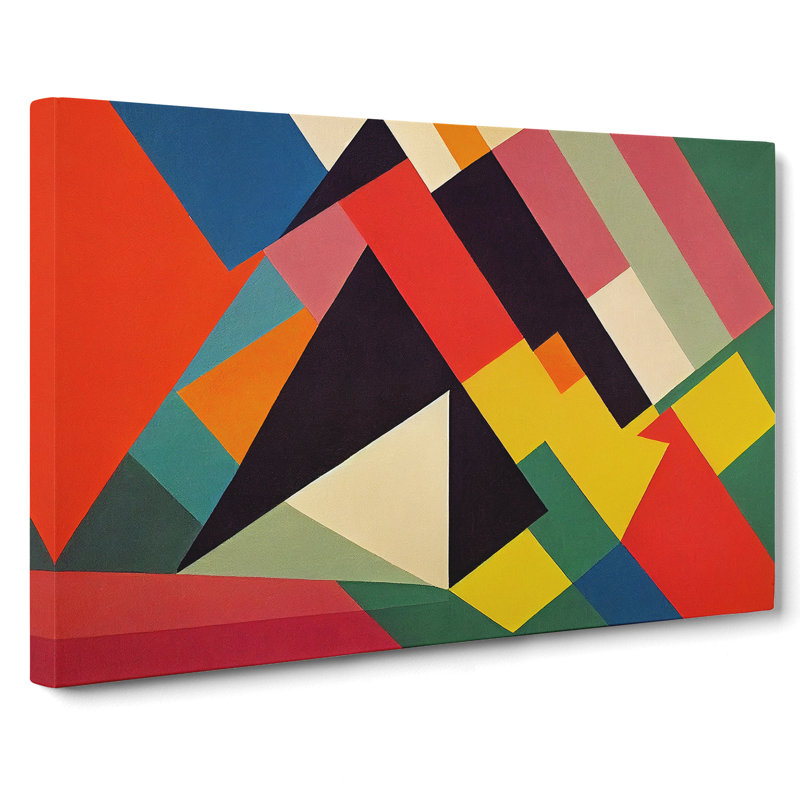 Modern Bauhaus Art Vol.3 Abstract - Wrapped Canvas, 40cm H x 60cm W x 3cm D