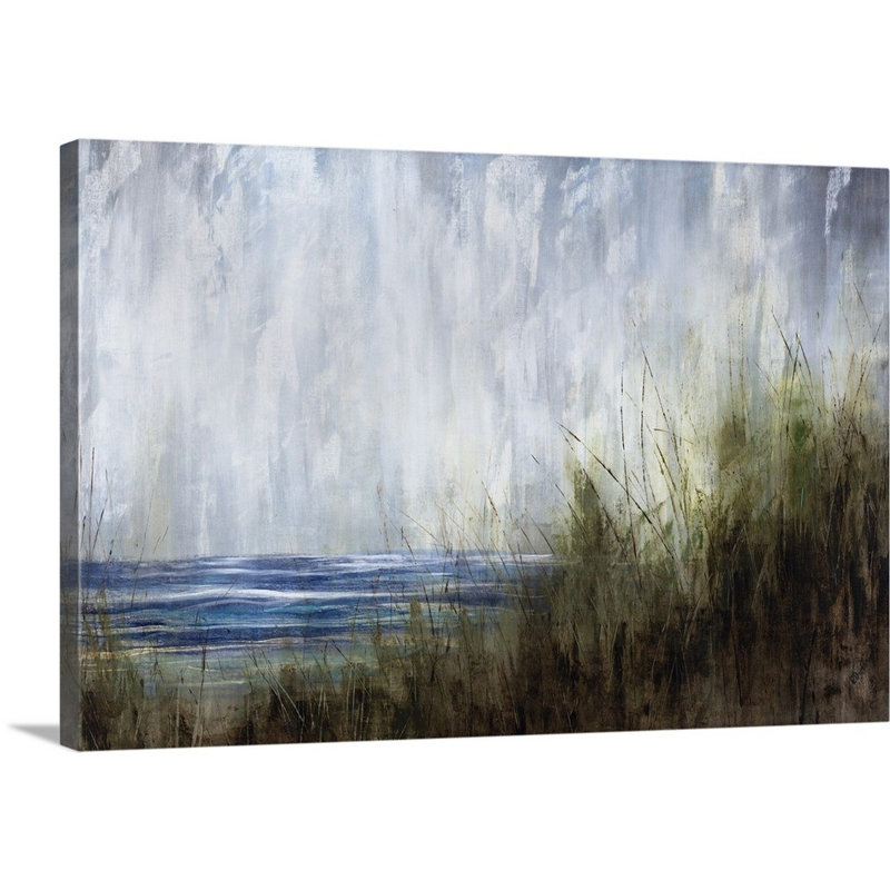 « ocean concerto », peinture sur toile, Toile tendue, H 20 po x l 30 po x p 1,25 po