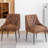 Dining Chairs (Set of 6) Mid Century Modern Kitchen Chair Comfortable Upholstered Premium Fabrics Dinner Chairs for Kitchen Dining Room-1609121258