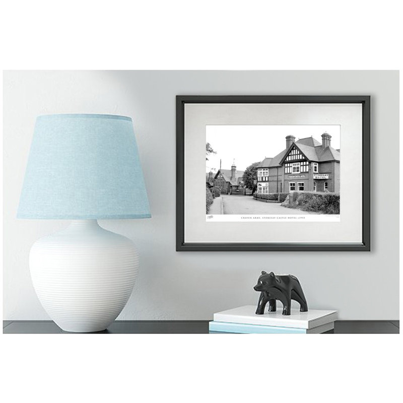 Craven Arms, Stokesay Castle Hotel C1955 by Francis Frith - Single Picture Frame Print, 40cm H x 50cm W x 2.3cm D