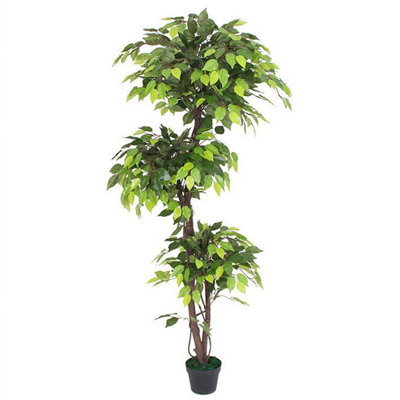 Anlin 150cm Faux Ficus Tree in Pot