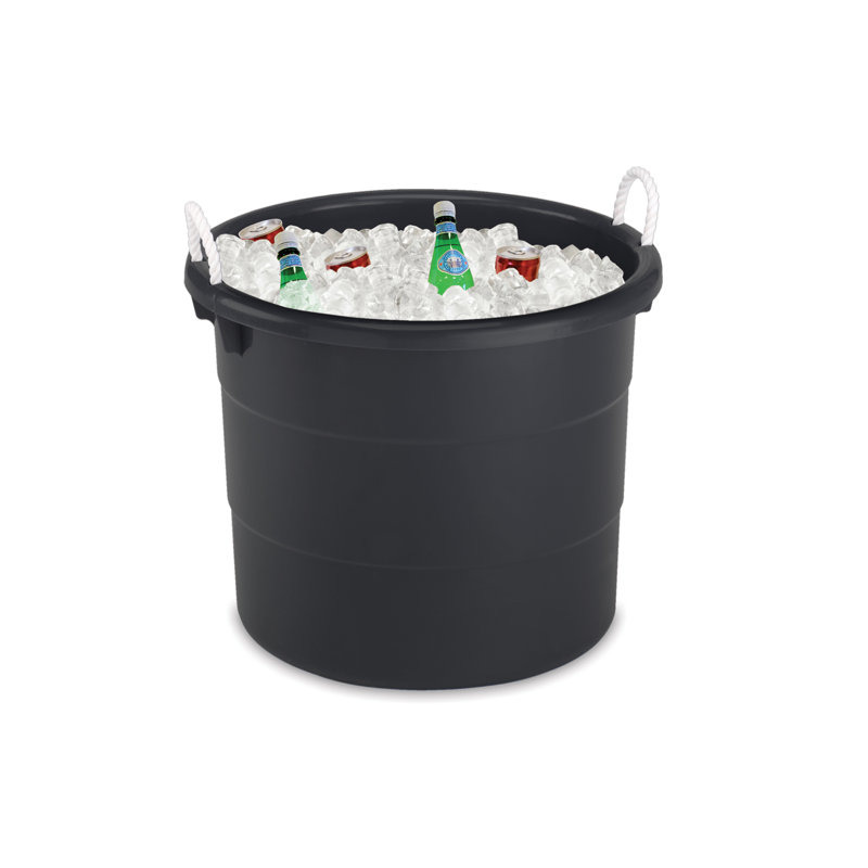 Homz Plastic Storage Tub & Tote