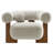Jace Boucle Accent Chair In River Rock