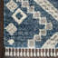 Tapis bleu / beige Ileyah Southwestern-1518444458