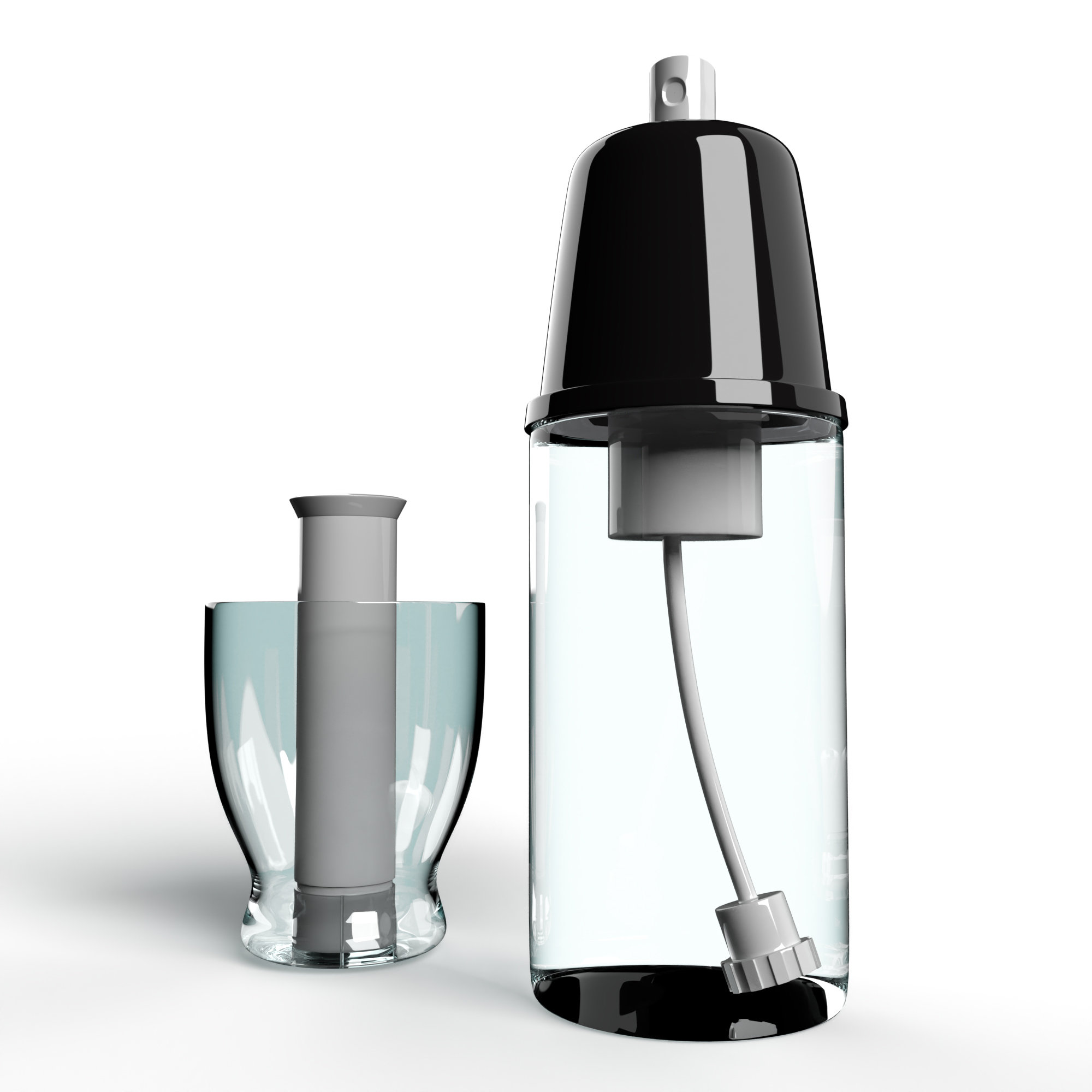 2 in 1 oliera spray dispenser