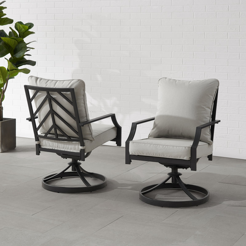 Chaise de patio avec coussin Tollstrup, Oui