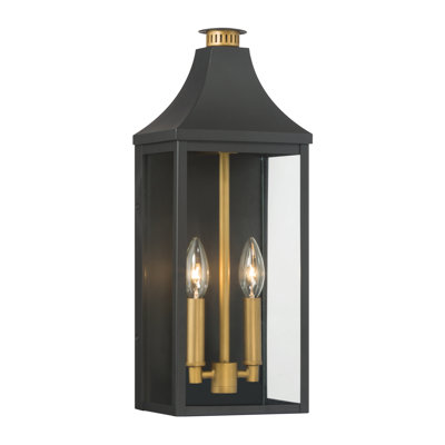 Lanterne extérieure 2 lumières Hurstborne 18,25 po de hauteur