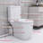 Alba Macerating  Elongated  Toilet With Dual Flush and Soft-Close Seat