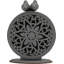 Horloge murale grise grise