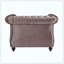 Fauteuil club Chesterfield pour un siège confortable dans le salon ou le salon