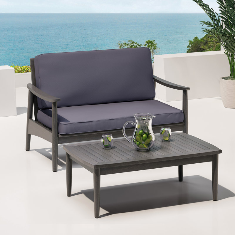 Table contemporaine Contemporary, Gris foncé, Gris foncé
