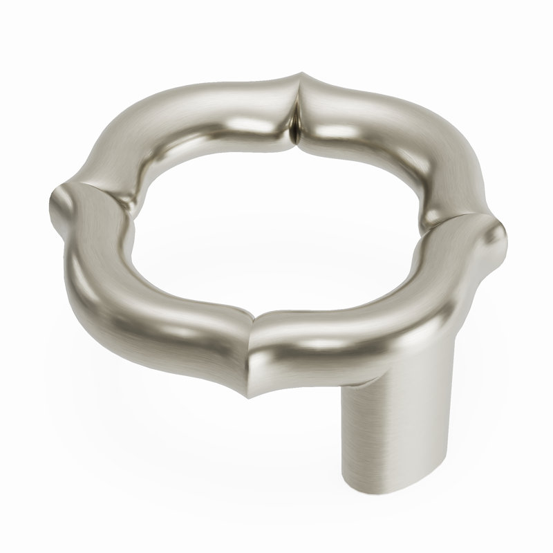 Trellis Collection Pendant Pull - 2 " Diameter Cabinet Pull - Traditional Hardware for Drawers & Cabinets, Satin Nickel