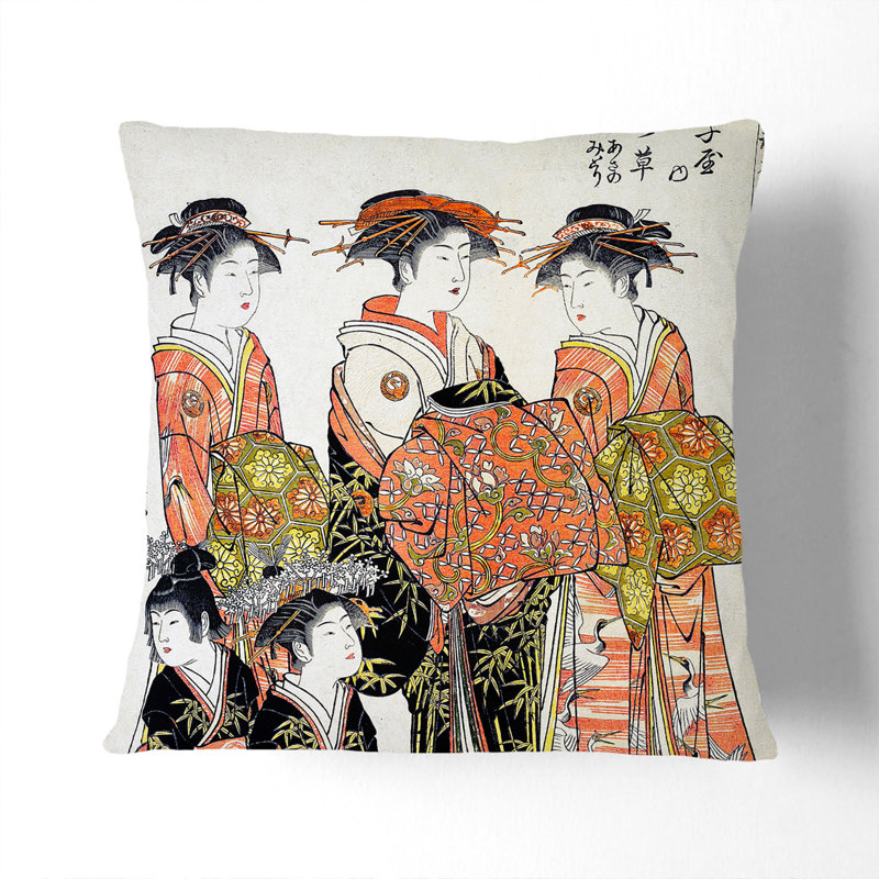 Square Cushion, 40cm H x 40cm W x 15cm D, White